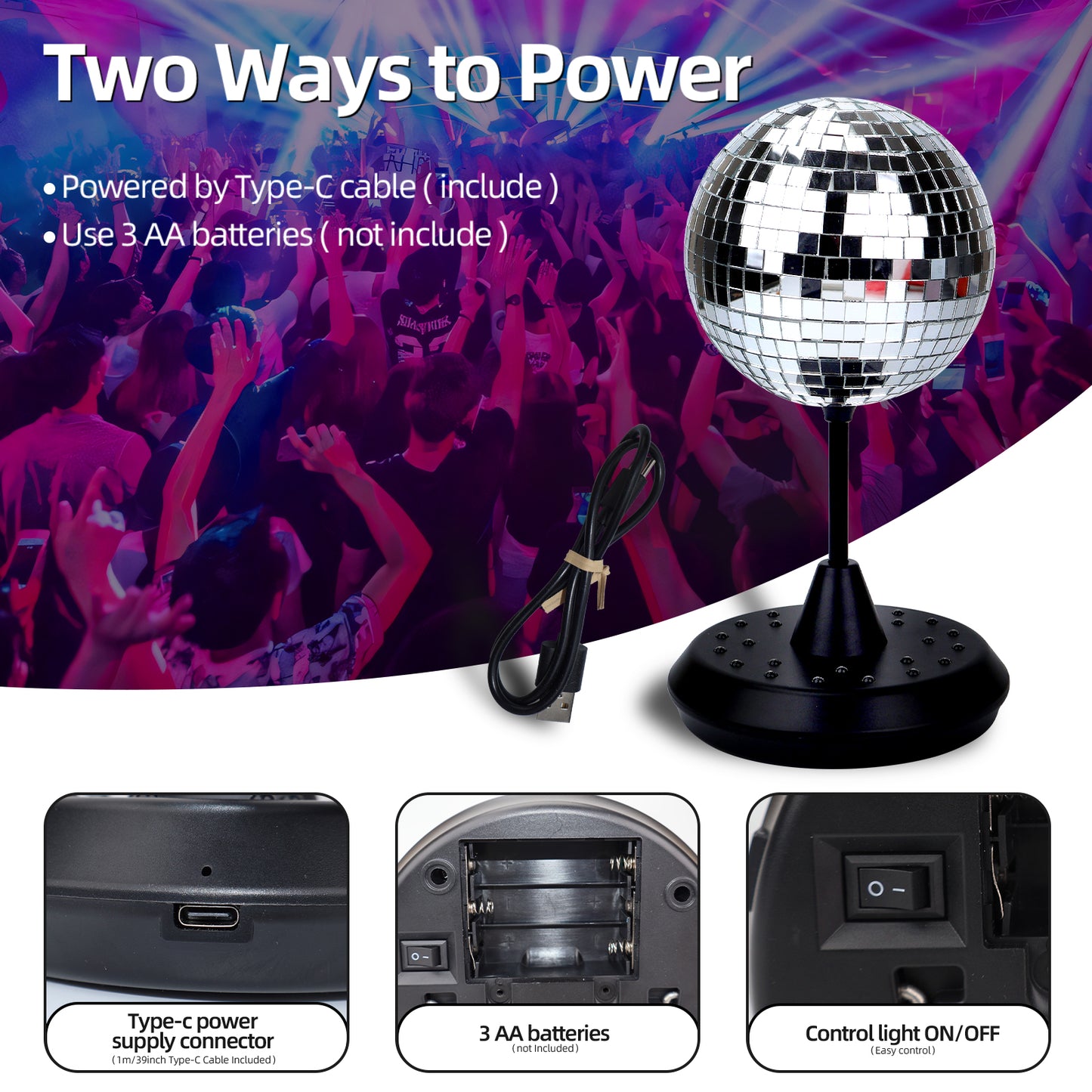 Disco Ball Light for Party