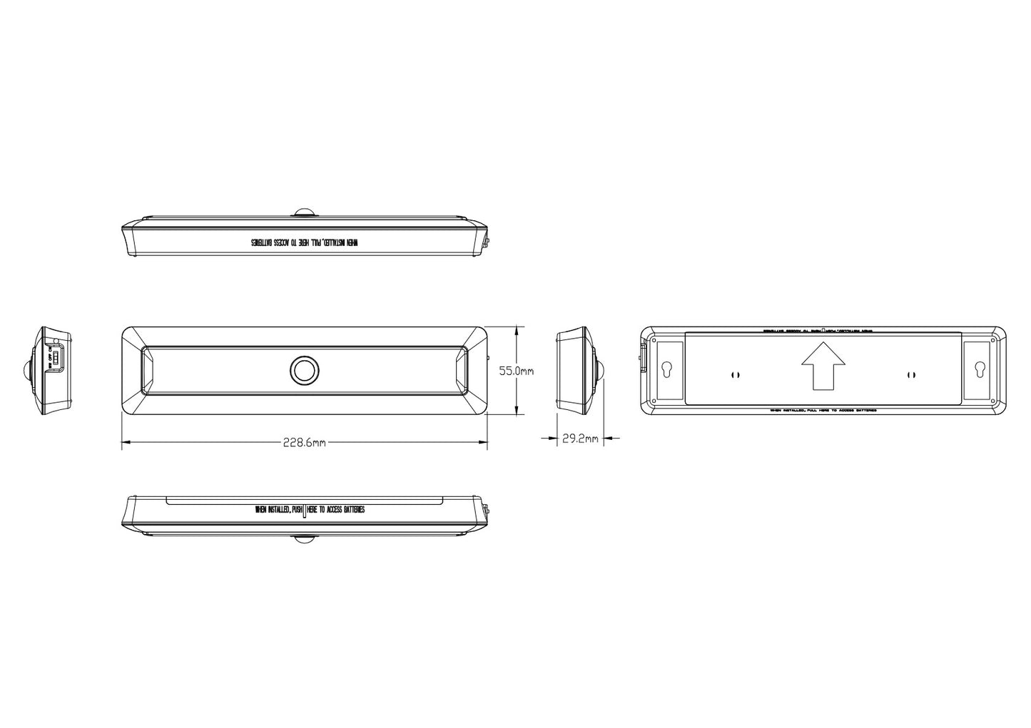 Battery Operated Motion Sensor Stripe Light
