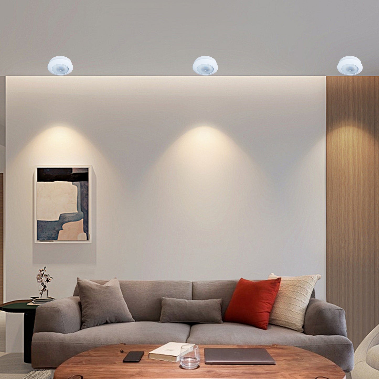 Battery Operated Tap Puck Light