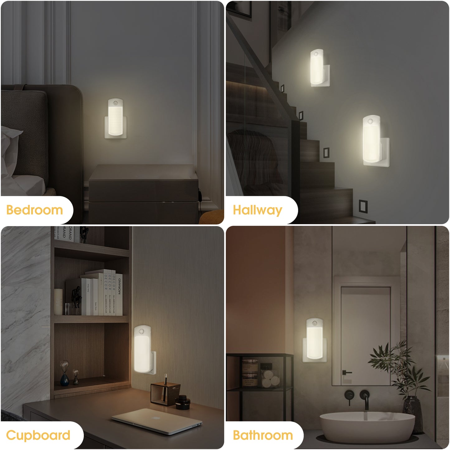 3 in 1 Multifunction LED Motion Sensor Night Light