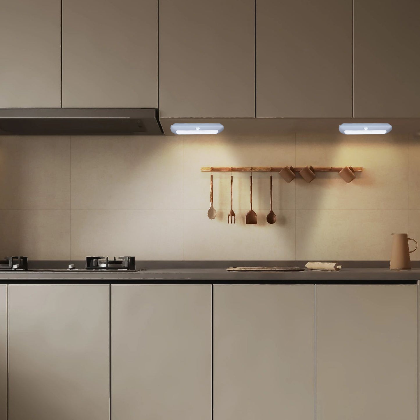 Motion Sensor LED Puck Lights - 2 Sizes