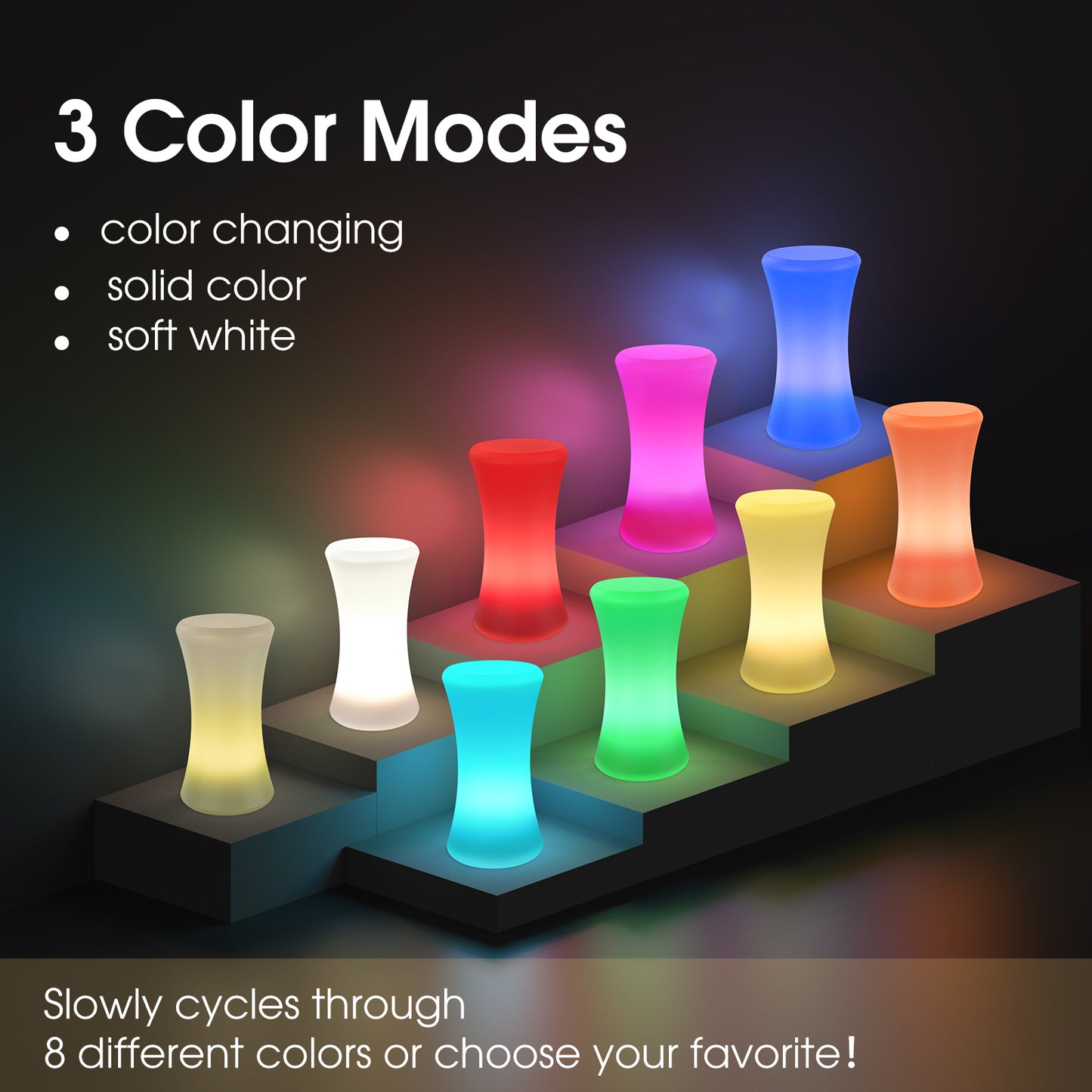Rechargeable LED Night Light with Detachable Torch