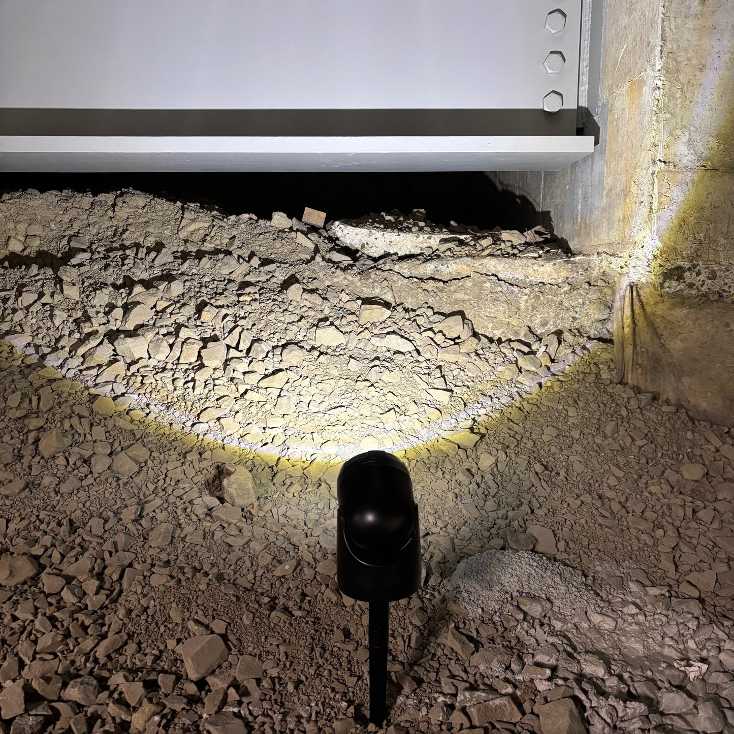 Battery Operated LED Motion Sensor Outdoor Spotlight