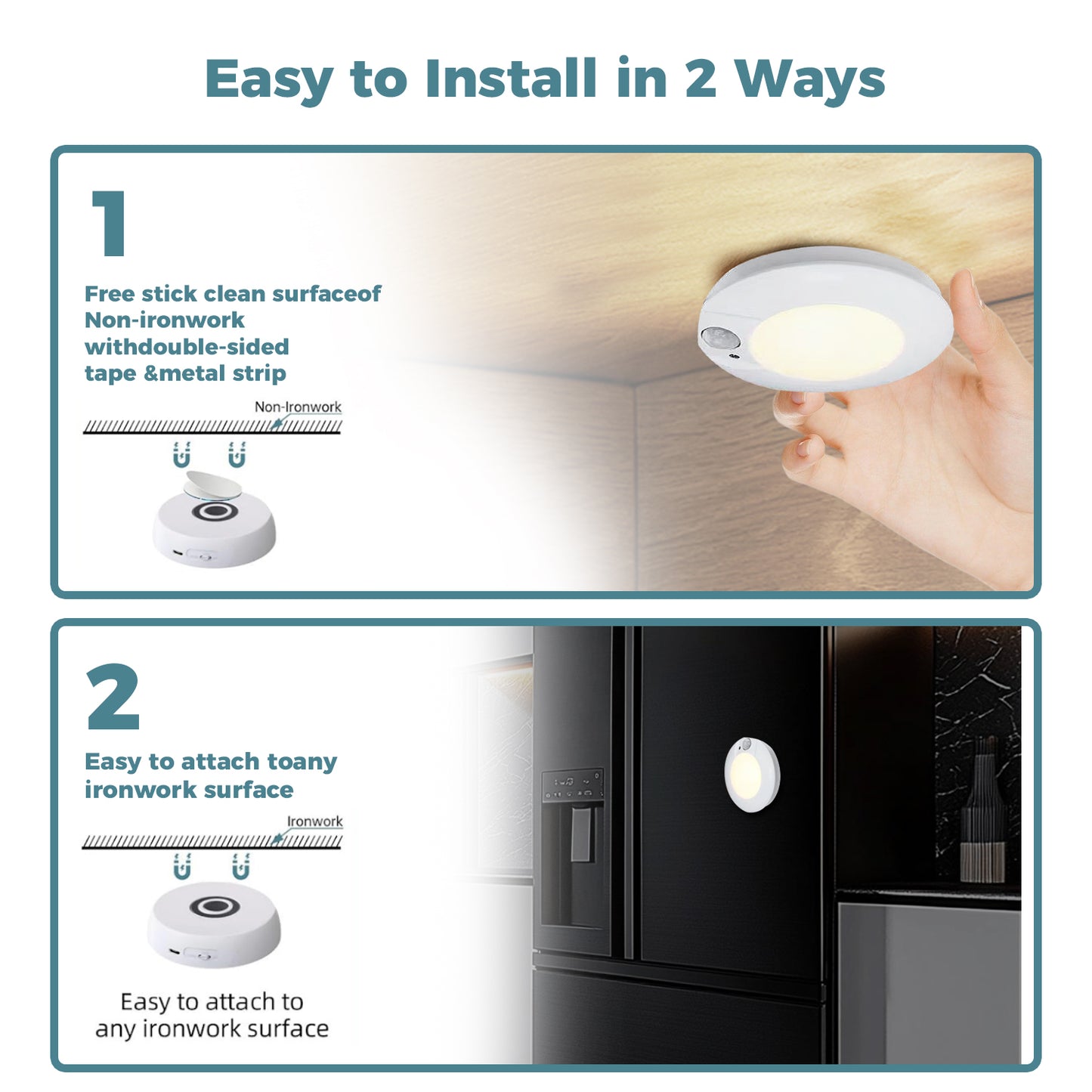 Rechargeable Motion Sensor Light Kit
