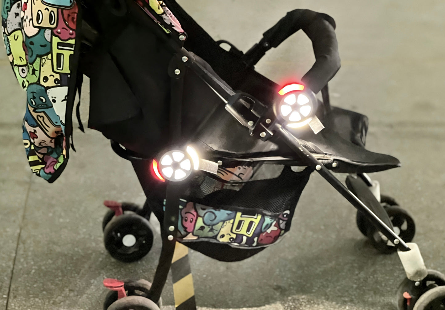 Multi-Purpose LED Safety Light – Battery Operated Clip-On for Strollers, Pets, Backpacks, Bikes & Outdoor Use (2 Pack)