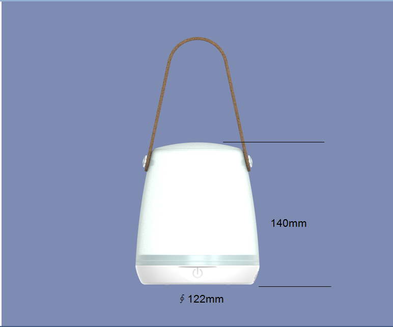 Portable Rechargeable LED Lamp with RGB Color Changing