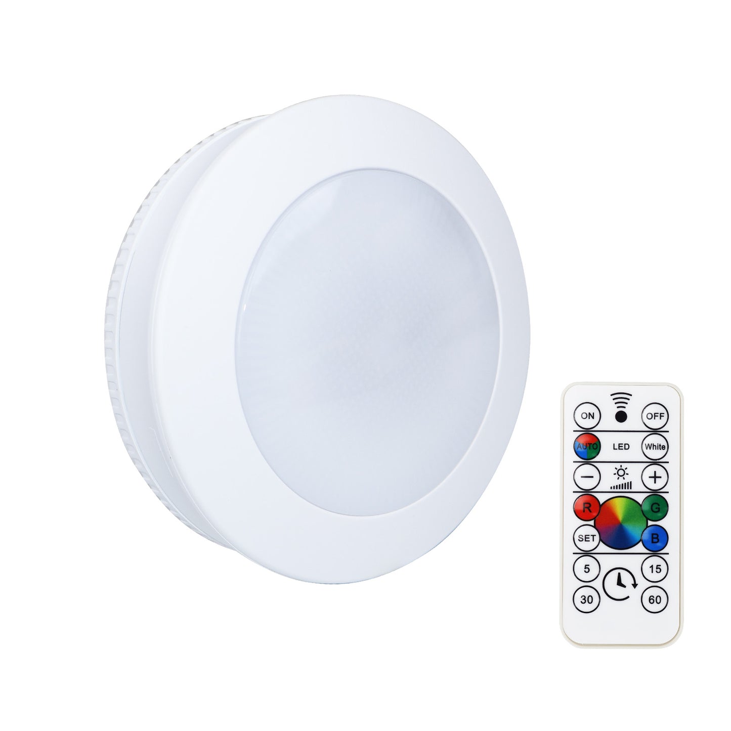 Battery Operated LED Puck Light (1 Pack)