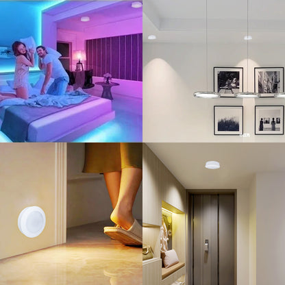 Battery Operated LED Puck Light (1 Pack)