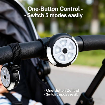 Multi-Purpose LED Safety Light – Battery Operated Clip-On for Strollers, Pets, Backpacks, Bikes & Outdoor Use (2 Pack)