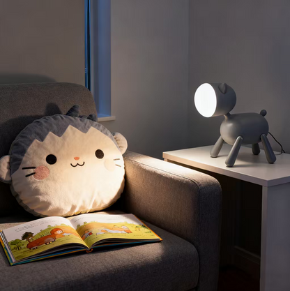 Adorable Cat Night Light – Rechargeable LED Bedside Lamp