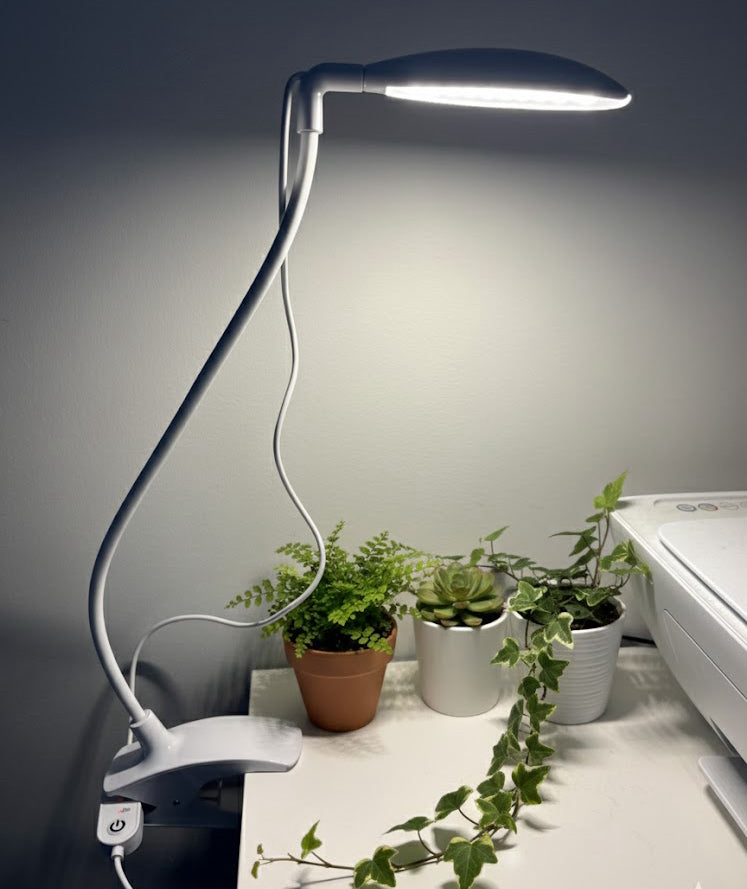 Full Spectrum Grow Light with Clip & Flexible Gooseneck