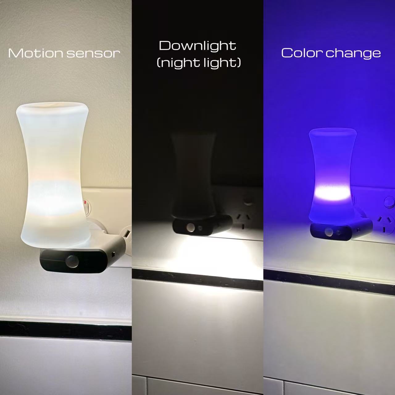 Rechargeable LED Night Light with Detachable Torch